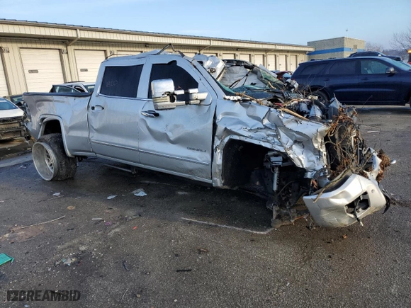 2017 GMC Sierra 2500HD Denali with VIN 1GT12UEY0HF152096, listed as a Copart auction lot 86326844 with 0 mi miles and Non Repairable. Bid and sale history available at carsss.com. Image 4.