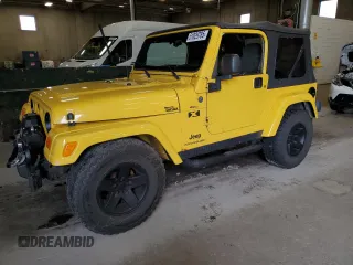 2004 Jeep Wrangler X with VIN 1J4FA39S54P775950, listed as a Copart auction lot 51829785 with 115,912 mi miles and Salvage Title. Bid and sale history available at carsss.com. Image 1.