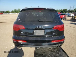 2014 Audi Q7 Premium Plus with VIN WA1LGAFE3ED002322, listed as a Copart auction lot 61565425 with 146,166 mi miles and Salvage title. Bid and sale history available at DreamBid. Image 6.