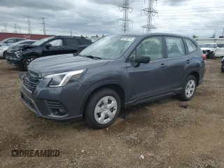 2022 Subaru Forester z VIN JF2SKAAC5NH496831, wystawiony jako Copart lot #62793015 z przebiegiem 87 443 mil mil oraz Szkoda całkowita • Salvage title. Historia ofert i sprzedaży dostępna na DreamBid. Obrazek 1.