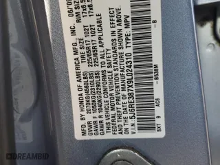2009 Honda CR-V EX-L with VIN 5J6RE387X9L024310, listed as a Copart auction lot 81202494 with 112,044 mi miles and Salvage Title. Bid and sale history available at carsss.com. Image 13.