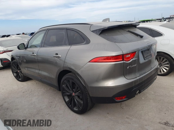 2018 Jaguar F-Pace 35t Prestige with VIN SADCK2EV6JA246221, listed as a Copart auction lot 74274804 with 18,607 mi miles and Salvage title. Bid and sale history available at DreamBid. Image 2.