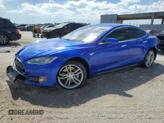 2014 Tesla Model S 60 with VIN 5YJSA1S14EFP44162, listed as a Copart auction lot 52943025 with Not Provided miles and Salvage Title. Bid and sale history available at DreamBid. Image 1.