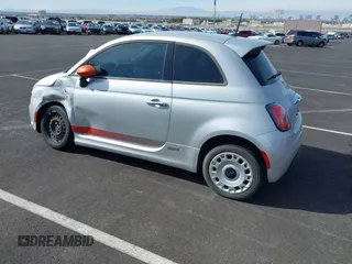 2014 FIAT 500e with VIN 3C3CFFGE7ET172881, listed as a IAAI auction lot 41610593 with 70,768 mi miles. Bid and sale history available at carsss.com. Image 3.