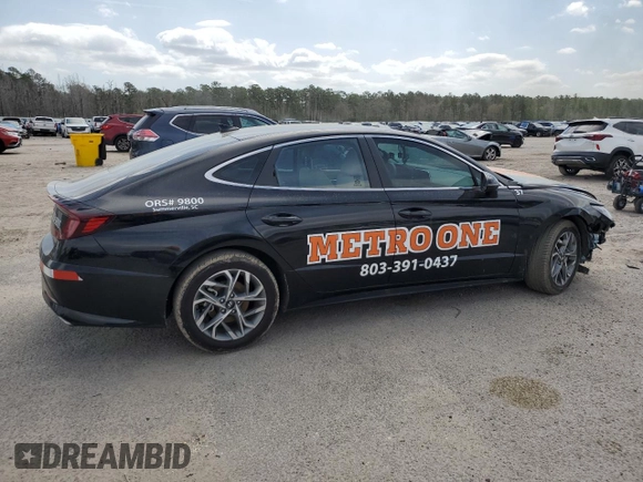 2023 Hyundai Sonata SEL with VIN KMHL64JA2PA272544, listed as a Copart auction lot 49776305 with 82,469 mi miles and Salvage Title. Bid and sale history available at DreamBid. Image 3.