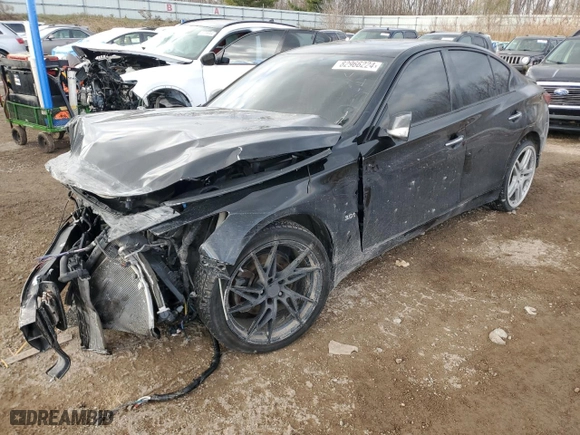 2018 Infiniti Q50 3.0t SPORT with VIN JN1EV7AR4JM445173, listed as a Copart auction lot 82966224 with NaN miles and Clean Title. Bid and sale history available at carsss.com. Image 1.