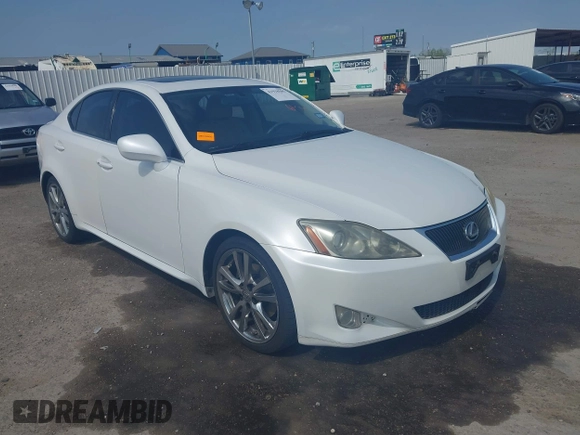2008 Lexus IS 250 z VIN JTHBK262285083693, wystawiony jako IAAI lot #41918585 z przebiegiem 111 040 mil mil oraz . Historia ofert i sprzedaży dostępna na DreamBid. Obrazek 1.