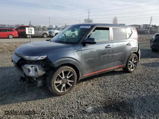 2020 Kia Soul GT-Line with VIN KNDJ63AU0L7067876, listed as a Copart auction lot 83432674 with 44,347 mi miles and Salvage Title. Bid and sale history available at carsss.com. Image 1.