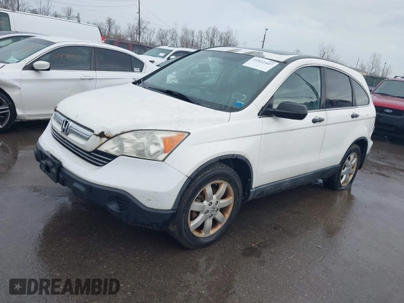 2008 Honda CR-V EX with VIN 5J6RE48538L037029, listed as a IAAI auction lot 41822447 with 318,555 mi miles. Bid and sale history available at carsss.com. Image 2.