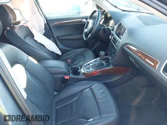 2012 Audi Q5 3.2L Premium Plus with VIN WA1DKAFP9CA100015, listed as a IAAI auction lot 41669585 with 213,972 mi miles. Bid and sale history available at carsss.com. Image 5.