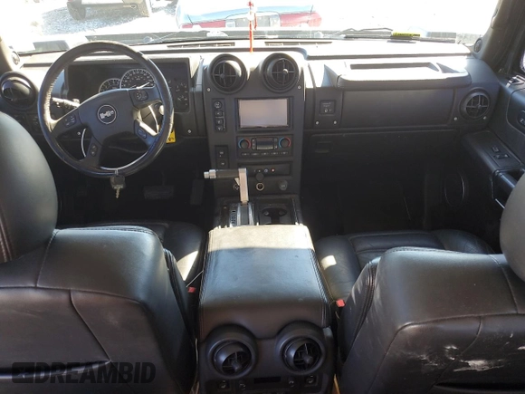 2005 Hummer H2 SUV with VIN 5GRGN23U05H123413, listed as a Copart auction lot 80145634 with 0 mi miles and Salvage Title. Bid and sale history available at carsss.com. Image 8.