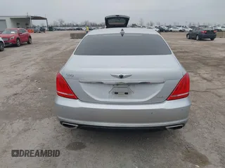 2019 Genesis G90 3.3T Premium with VIN KMTF34JA4KU058688, listed as a IAAI auction lot 41501184 with 85,530 mi miles. Bid and sale history available at carsss.com. Image 17.