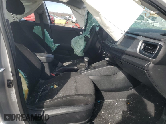 2021 Kia Rio S with VIN 3KPA24AD8ME378457, listed as a Copart auction lot 46632745 with 0 mi miles and Salvage Title. Bid and sale history available at carsss.com. Image 7.