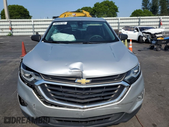 2020 Chevrolet Equinox LS z VIN 3GNAXHEVXLS512582, wystawiony jako Copart lot #58308755 z przebiegiem 101 469 mil mil oraz Nie do naprawy • Non repairable. Historia ofert i sprzedaży dostępna na DreamBid. Obrazek 5.