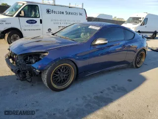2016 Hyundai Genesis Coupe 3.8L Ultimate with VIN KMHHU6KJ7GU136639, listed as a Copart auction lot 50078255 with 127,827 mi miles and Clean Title. Bid and sale history available at carsss.com. Image 1.