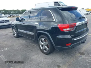 2012 Jeep Grand Cherokee Overland with VIN 1C4RJECT4CC299549, listed as a IAAI auction lot 41917306 with 229,256 mi miles. Bid and sale history available at carsss.com. Image 3.