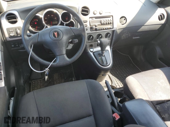 2005 Pontiac Vibe with VIN 5Y2SM638X5Z453837, listed as a Copart auction lot 58576305 with 177,422 mi miles and Clean title. Bid and sale history available at DreamBid. Image 8.