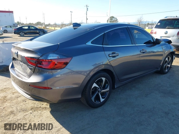 2021 Honda Insight EX with VIN 19XZE4F59ME011319, listed as a IAAI auction lot 41736121 with 118,122 mi miles and . Bid and sale history available at carsss.com. Image 4.
