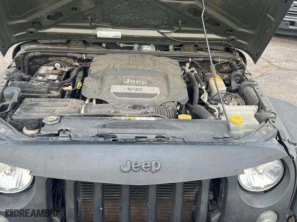 2015 Jeep Wrangler Sport with VIN 1C4AJWAG9FL718797, listed as a Copart auction lot 45998975 with 44,575 mi miles and Clean Title. Bid and sale history available at carsss.com. Image 7.