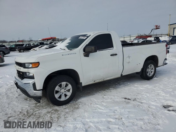 2019 Chevrolet Silverado 1500 Work Truck with VIN 3GCNWAEF1KG242916, listed as a Copart auction lot 87684875 with 96,219 mi miles and Clean Title. Bid and sale history available at DreamBid. Image 1.
