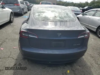 2022 Tesla Model 3 Long Range with VIN 5YJ3E1EB8NF182876, listed as a Copart auction lot 72987614 with Not Provided miles and Salvage Title. Bid and sale history available at DreamBid. Image 6.