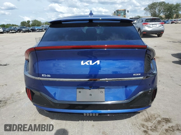2023 Kia EV6 GT with VIN KNDC5DLE0P5124151, listed as a Copart auction lot 66882303 with 564 mi miles and Salvage Title. Bid and sale history available at carsss.com. Image 6.