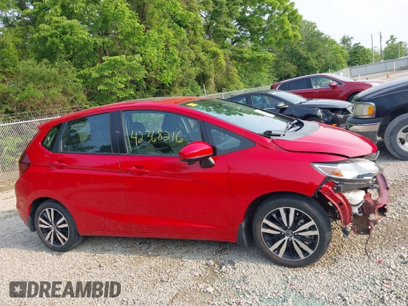 2019 Honda Fit EX with VIN 3HGGK5H82KM742918, listed as a IAAI auction lot 42368216 with 34,476 mi miles and . Bid and sale history available at DreamBid. Image 14.