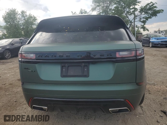 2020 Land Rover Range Rover Velar R-Dynamic S z VIN SALYK2FV9LA243034, wystawiony jako Copart lot #56222985 z przebiegiem 53 611 mil mil oraz Szkoda całkowita • Salvage title. Historia ofert i sprzedaży dostępna na DreamBid. Obrazek 6.