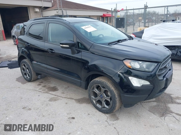 2018 Ford EcoSport SES with VIN MAJ6P1CL2JC219811, listed as a IAAI auction lot 40888905 with 83,153 mi miles and . Bid and sale history available at DreamBid. Image 1.