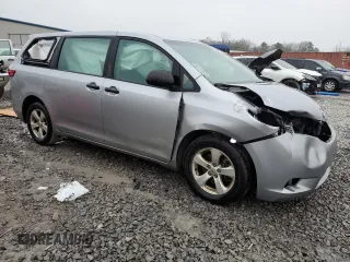 2017 Toyota Sienna L with VIN 5TDZZ3DC0HS887658, listed as a Copart auction lot 44546325 with 56,635 mi miles and Salvage Title. Bid and sale history available at DreamBid. Image 4.