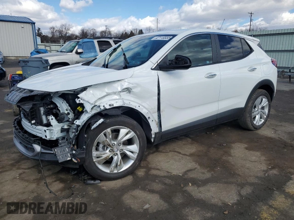 2024 Buick Encore GX Preferred with VIN KL4AMCSL6RB134878, listed as a Copart auction lot 47115555 with 3,116 mi miles and Salvage title. Bid and sale history available at DreamBid. Image 1.
