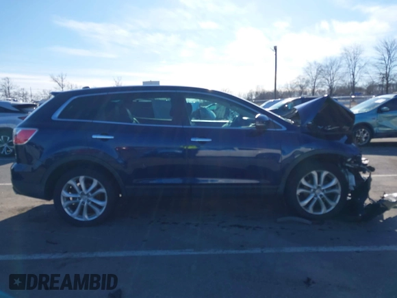 2012 Mazda CX-9 Grand Touring with VIN JM3TB3DV2C0338235, listed as a IAAI auction lot 41592307 with 1 mi miles. Bid and sale history available at carsss.com. Image 13.