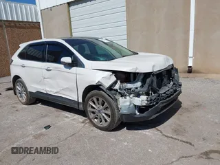 2018 Ford Edge Titanium with VIN 2FMPK4K86JBB39225, listed as a IAAI auction lot 40492704 with 203,252 mi miles. Bid and sale history available at carsss.com. Image 1.