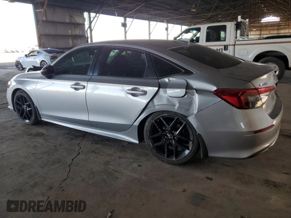 2022 Honda Civic Sport with VIN 2HGFE2F58NH600876, listed as a Copart auction lot 46548615 with 73,806 mi miles and Salvage Title. Bid and sale history available at carsss.com. Image 2.