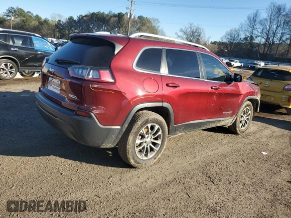 2019 Jeep Cherokee Latitude Plus with VIN 1C4PJLLB0KD485391, listed as a Copart auction lot 45704825 with 102,836 mi miles and Salvage Title. Bid and sale history available at DreamBid. Image 3.