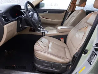 2012 Hyundai Genesis 3.8L with VIN KMHGC4DD0CU151231, listed as a Copart auction lot 80596053 with 104,595 mi miles and Salvage Title. Bid and sale history available at carsss.com. Image 7.