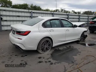 2021 BMW 3 Series 330e with VIN 3MW5P7J06M8B79274, listed as a Copart auction lot 89200865 with 28,381 mi miles and Salvage Title. Bid and sale history available at carsss.com. Image 3.