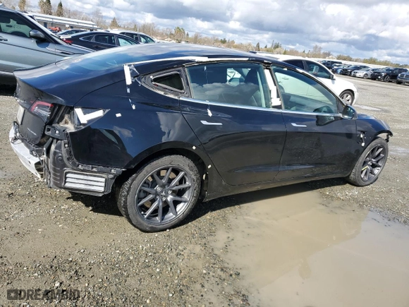2019 Tesla Model 3 Long Range with VIN 5YJ3E1EB3KF208747, listed as a Copart auction lot 47947305 with 126,516 mi miles and Salvage Title. Bid and sale history available at carsss.com. Image 3.