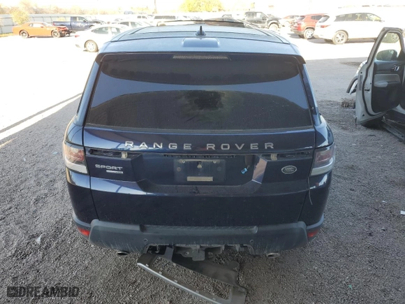 2016 Land Rover Range Rover Sport V6 HSE with VIN SALWR2PF4GA592456, listed as a Copart auction lot 48153825 with 999,999 mi miles and Clean Title. Bid and sale history available at carsss.com. Image 6.