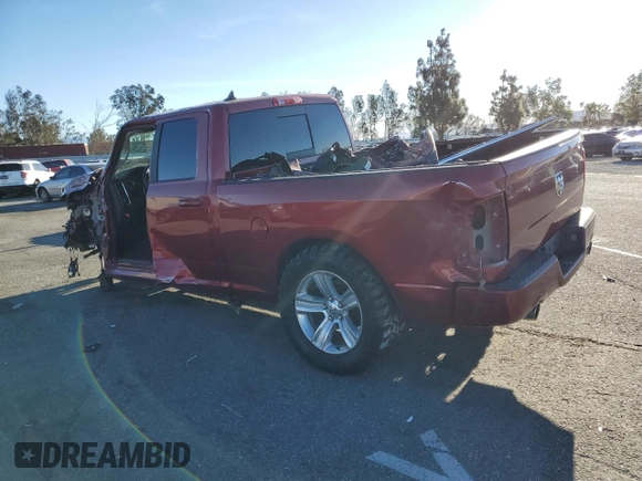 2014 Ram 1500 Sport with VIN 1C6RR6HT6ES114599, listed as a Copart auction lot 88057715 with Not provided miles and Salvage title. Bid and sale history available at DreamBid. Image 2.