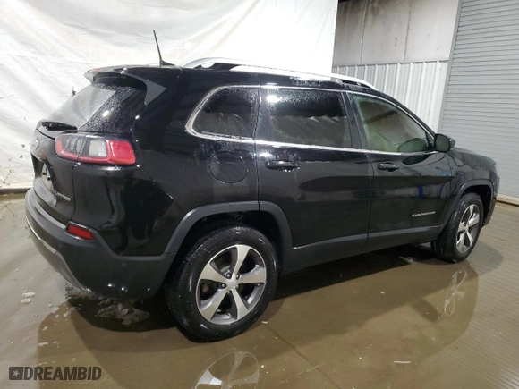2021 Jeep Cherokee Limited with VIN 1C4PJMDX8MD122100, listed as a Copart auction lot 42874435 with 0 mi miles and Salvage Title. Bid and sale history available at carsss.com. Image 3.