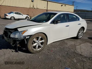 2012 Nissan Maxima 3.5 SV with VIN 1N4AA5AP3CC851762, listed as a Copart auction lot 53616965 with 169,569 mi miles and Salvage Title. Bid and sale history available at carsss.com. Image 1.