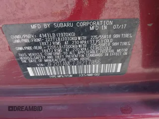 2018 Subaru Crosstrek Limited с VIN JF2GTAMC7JH217856, выставлен на аукционе IAAI как лот 42497023 с пробегом 121 213 миль миль и . История ставок и продаж доступна на DreamBid. Изображение 9.
