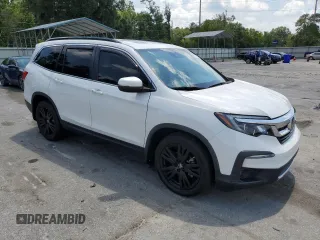 2022 Honda Pilot Special Edition with VIN 5FNYF6H28NB097712, listed as a Copart auction lot 57801695 with 27,992 mi miles and Salvage title. Bid and sale history available at DreamBid. Image 4.