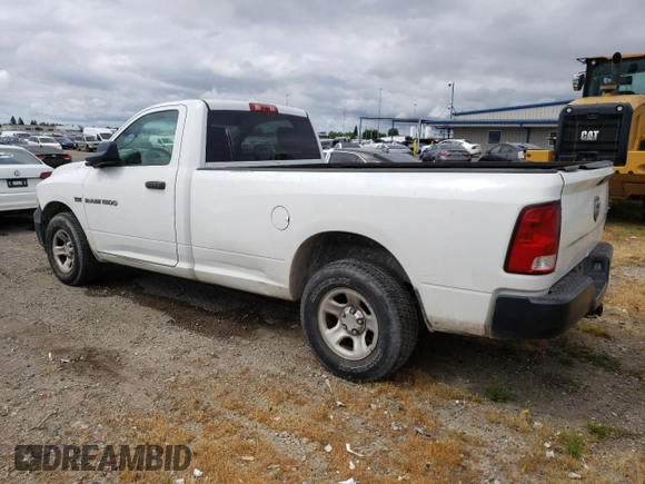 2012 Ram 1500 Tradesman with VIN 3C6JD7DT3CG152500, listed as a Copart auction lot 56755775 with 171,022 mi miles and Clean title. Bid and sale history available at DreamBid. Image 2.