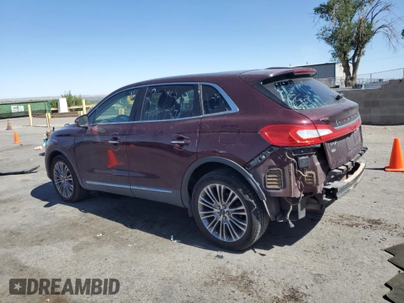 2017 Lincoln MKX Reserve with VIN 2LMPJ8LR7HBL19751, listed as a Copart auction lot 61425825 with 97,757 mi miles and Salvage title. Bid and sale history available at DreamBid. Image 2.