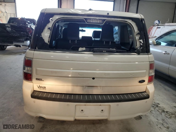 2015 Ford Flex SEL with VIN 2FMGK5C86FBA19517, listed as a Copart auction lot 89305755 with 110,392 mi miles and Salvage Title. Bid and sale history available at carsss.com. Image 6.