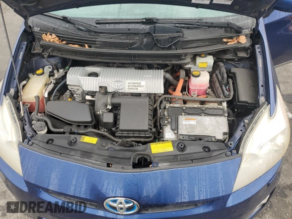 2010 Toyota Prius II with VIN JTDKN3DU2A0221884, listed as a Copart auction lot 47208995 with 138,287 mi miles and Salvage Title. Bid and sale history available at carsss.com. Image 11.