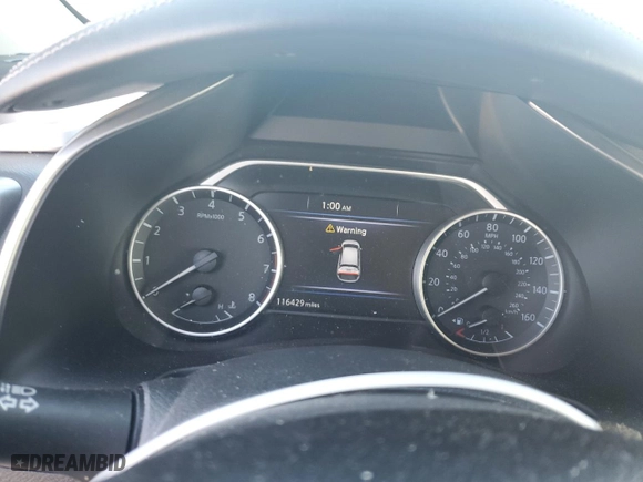 2020 Nissan Murano SV with VIN 5N1AZ2BS5LN104555, listed as a Copart auction lot 42990045 with 116,429 mi miles and Salvage Title. Bid and sale history available at carsss.com. Image 9.