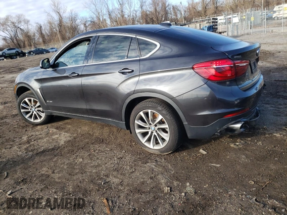 2017 BMW X6 xDrive35i with VIN 5UXKU2C36H0U28521, listed as a Copart auction lot 38806203 with 0 mi miles. Bid and sale history available at carsss.com. Image 2.